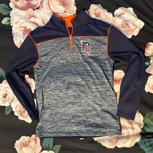 Kid’s L Detroit Tigers quarter-zip pullover